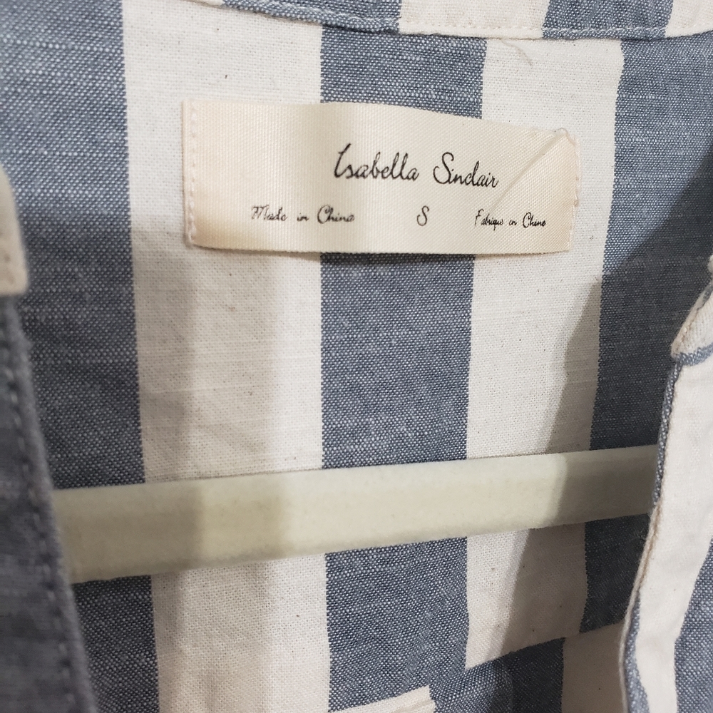 **SOLD** Anthropologie Isabella Sinclair Striped Dress Sz S - Picture 5 of 6